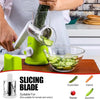 MANUAL VEGETABLE CUTTER SLICER MULTIFUNCTIONAL ROUND SLICER