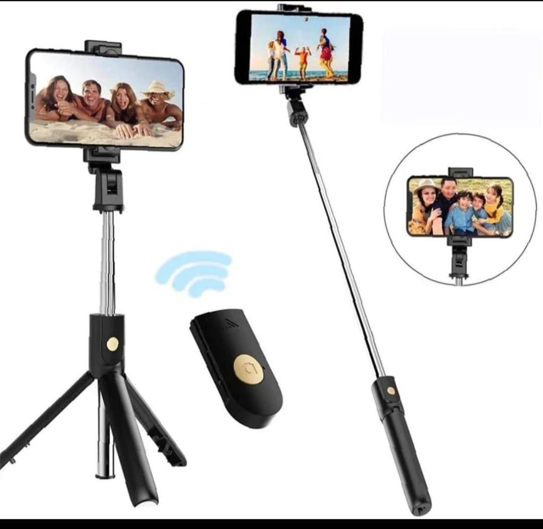 Selfie Stick With LED Light Mini Tripod Stand