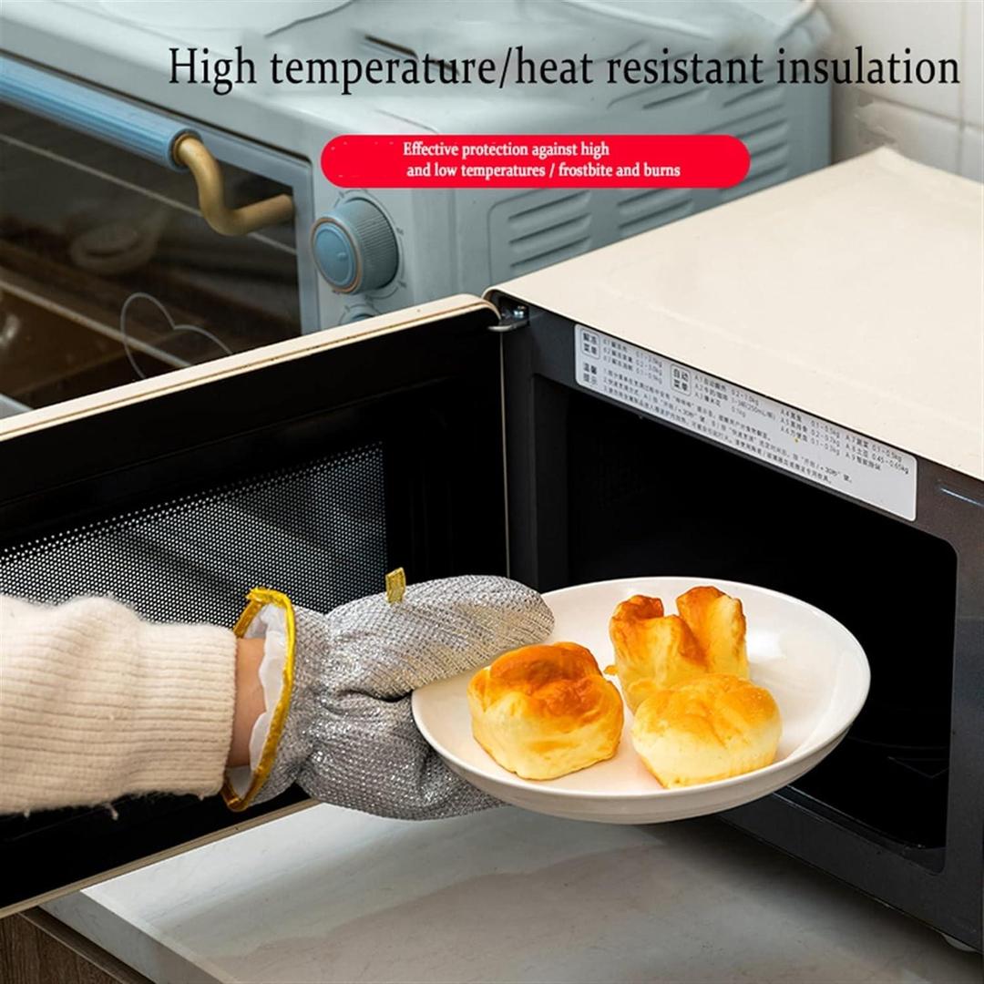 Cleaning Cloth Kitchen Magic Dishwashing Gloves Steel Wire Cleaning Rag Microwave Stove Clean Tools Dish Cloth