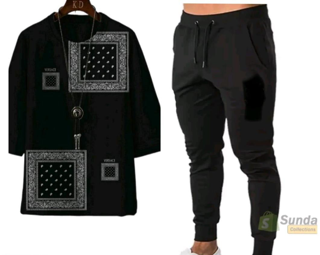 Men's Fancy Printed Track-Suit