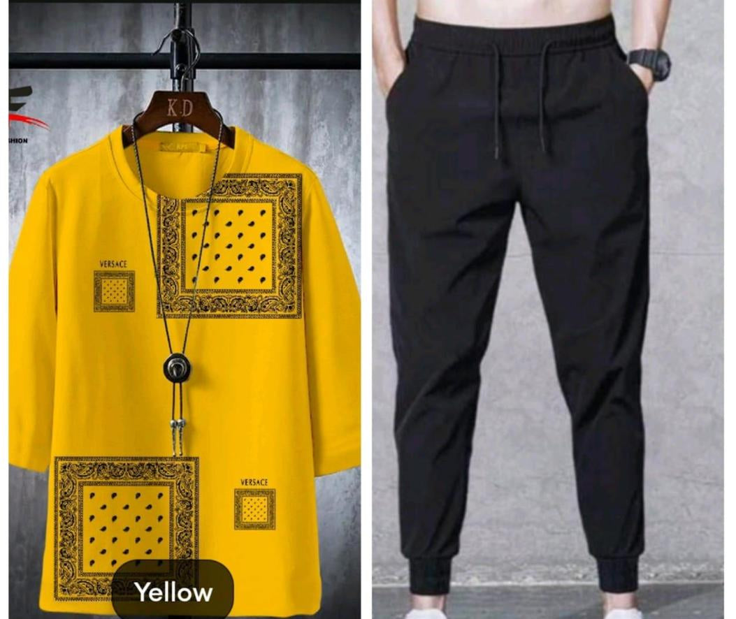 Men's Fancy Printed Track-Suit